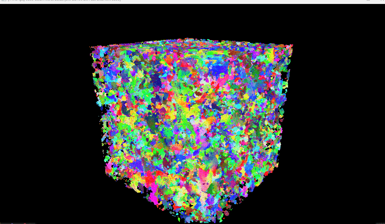 Gif showing the same with a much denser and larger collection of particles