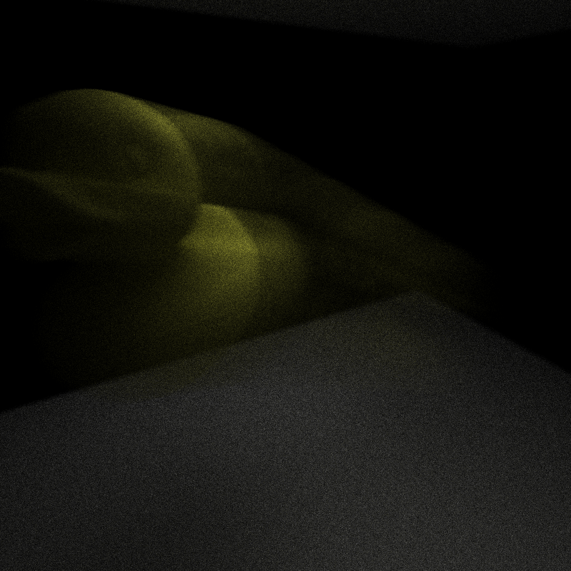 Image of a duck with motion blur trailing behind it